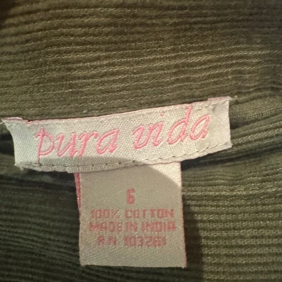 Corduroy Embroidered and Embellished A-line Skirt - Picture 4 of 5